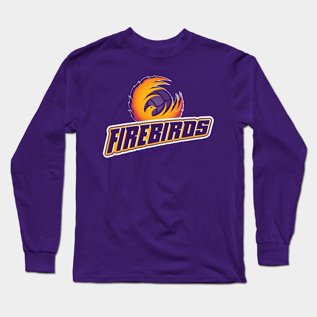 Queensland Firebirds Long Sleeve T-Shirt by zachbrayan